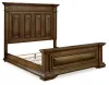 Ashley Furniture PCB949B7 Ashley Furniture PCB949B7 Frantanna - California King Panel Bed - Brown