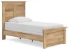 Ashley Furniture PCB1170B18 Ashley Furniture PCB1170B18 Makidern - Twin Panel Bed - Tan