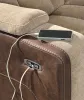 Ashley Furniture PC8350418 Ashley Furniture PC8350418 Mixed Motion - Power Reclining Loveseat With Console / Adjustable Headrest - Brownstone