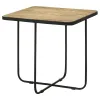 CoasterEssence 935855 Elyna - Square Stone Top Accent Side Table - Beige