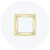 Coaster Fine Furniture 192641BG Starlight - Round Glass Top Metal Dining Table - Brass