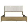 Coaster Fine Furniture 224921KE Granada - Upholstered Eastern King Panel Bed - Natural Pine