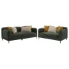 Coaster Fine Furniture 509131-S2 Jade - 2 Piece Chenille Upholstered Sofa Set - Green