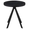 Coaster Fine Furniture 706268-S3 Briggs - 3 Piece Round Coffee And End Table Set - Black