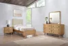 Coaster Fine Furniture 225091T-S4 Robyn - 4 Piece Twin Bedroom Set - Light Ash