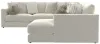 Jackson Furniture Industries 2235/36/31/59/76-16 Jackson Furniture Industries 2235/36/31/59/76-16 Ritzy - 6 Piece Modular Sectional (RSF Chaise) - Bone