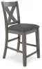 Ashley Furniture D388-423 Caitbrook - Rect Drm Counter Table Set (Set of 7) - Gray