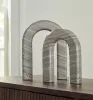 Ashley Furniture A2000618 Keithton - Sculpture Set (Set of 2) - Taupe