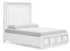 Ashley Furniture B822B2 Ashley Furniture B822B2 Chalanna - Queen Upholstered Storage Bed - White