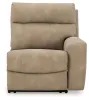Ashley Furniture 61004S11 Ashley Furniture 61004S11 Next-Gen Durapella - 4-Piece Power Reclining Sectional With 2 Power Armless Recliners - Sand