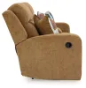 Ashley Furniture 3860594 Kanlow - Dbl Reclining Loveseat With Console - Honey