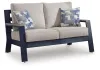 Ashley Furniture PCP587-835 East Beach - Loveseat With Cushion - Blue