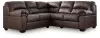 Ashley Furniture PC27705S1 Ashley Furniture PC27705S1 WillowBend - 2-Piece Sectional With RAF Sofa With Corner Wedge - Umber