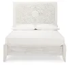 Ashley Furniture B181B2 Paxberry - Full Panel Bed - Whitewash