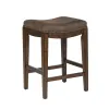 Liberty Furniture 316-OT9001 Aspen Skies - Upholstered Console Stool - Russet Brown
