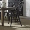 Liberty Furniture 482-C1000A Liberty Furniture 482-C1000A Hearthstone Ridge - Windsor Back Arm Chair - Tobacco & Black