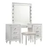 New Classic BA9698W-091 Valentino - Vanity Table Mirror (Bulbs Not Included) - White