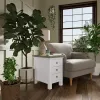 Riverside Furniture 37212 Cora - Chairside Table - Cloud / Fog