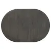CoasterEveryday 108211 Lavon - Oval Extension Leaf Dining Table - Medium Gray