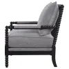 CoasterElevations 903824 Blanchett - Upholstered Bobbin Accent Chair - Gray And Black