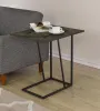 CoasterEveryday 931156 Carly - Expandable Engineered Wood C-Shaped Side Table - Gray