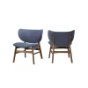 New Classic U1752B-10 Adler - Upholstered Lounge Chair - Blue