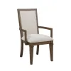 New Classic D2114B-25 Mariana - Upholstered Arm Chair (Set of 2) - Vintage Mocha