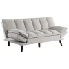 Coaster Fine Furniture 360017 Laredo - Upholstered Tufted Convertible Sofa Bed - Light Gray