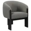CoasterEveryday 903166 Valdez - Boucle Upholstered Barrel Back Accent Chair - Brown