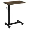 Coaster Fine Furniture 315886 Westpark - Height Adjustable Mobile Bedroom C-Table - Dark Pine
