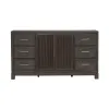 Liberty Furniture 313-BR31 Liberty Furniture 313-BR31 Modern Edge - 2 Door 6 Drawer Dresser - Caffe