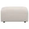 Coaster Fine Furniture 504958 Burnett - Chenille Upholstered Ottoman - Ivory