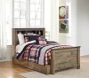 Ashley Furniture B446B22 Trinell - Twin Bookcase Bed With 1 Large Storage Drawer - Brown