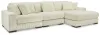 Ashley Furniture 21104S12 Ashley Furniture 21104S12 Lindyn - 3-Piece Sectional With Raf Corner Chaise - Ivory