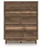 Ashley Furniture PCB3367-345 Chirason - Five Drawer Wide Chest - Brown