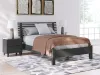 Ashley Furniture B1013B19 Danziar - Full Slat Panel Bed With Low Footboard - Black