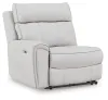 Ashley Furniture PC98802S34 Ashley Furniture PC98802S34 Social Pointe - 7-Piece Power Reclining Sectional With Storage Consoles - Pearl / Ash