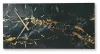 Ashley Furniture A8010430 Teague - Wall Clock - Black / Gold Finish