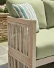 Ashley Furniture PCP604-838 Serena Shores - Sofa With Cushion - Beige / Green