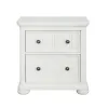 Samuel Lawrence Furniture S920-445 Savannah - 2-Drawer Nightstand with USB - White Finish - White