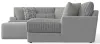 Jackson Furniture Industries 3480/62/30/76/28-18 Titan - 3 Piece Sectional With Comfort Coil Seating, 9 Included Accent Pillows And 1 Included Cocktail Ottoman (Right Side Facing Chaise) - Moonstruck