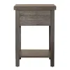 Liberty Furniture 406-OT1023 Modern Farmhouse - Drawer Chair Side Table - Dusty Charcoal