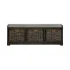 Liberty Furniture 792-OT2000 Mill Creek - Wall Bench - Peppercorn