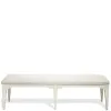 Riverside Furniture 59359 Myra - Upholstered Dining Bench - Paperwhite
