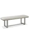 Riverside Furniture 39359 Intrigue - Upholstered Dining Bench - Hazelwood