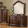 Furniture of America CM7267D Monte Vista - Dresser - Brown Cherry