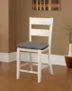 Furniture of America CM3715PC-2PK Anadia - Counter Height Side Chair (Set of 2) - Antique White / Gray