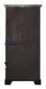 Pulaski Furniture P021768 Pulaski Accents - Sliding Door Curio With Glass Shelves And LED Light - Dark Brown