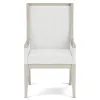 Riverside Furniture 82559 Hepburn - Upholstered Host Chair (Set of 2) - White