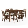 New Classic 40-D1652BC-6C New Classic 40-D1652BC-6C Pascal - Counter Dining Table & 6 Chairs - Walnut